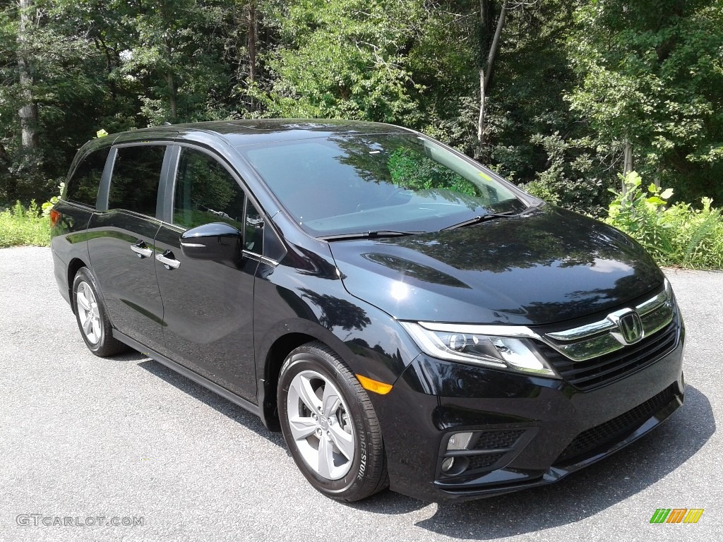 Crystal Black Pearl 2020 Honda Odyssey EX-L Exterior Photo #142586293