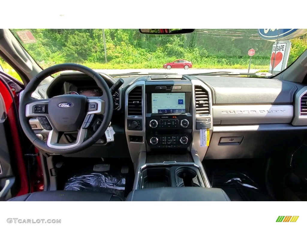 2021 F350 Super Duty Lariat SuperCab 4x4 - Rapid Red / Black photo #17