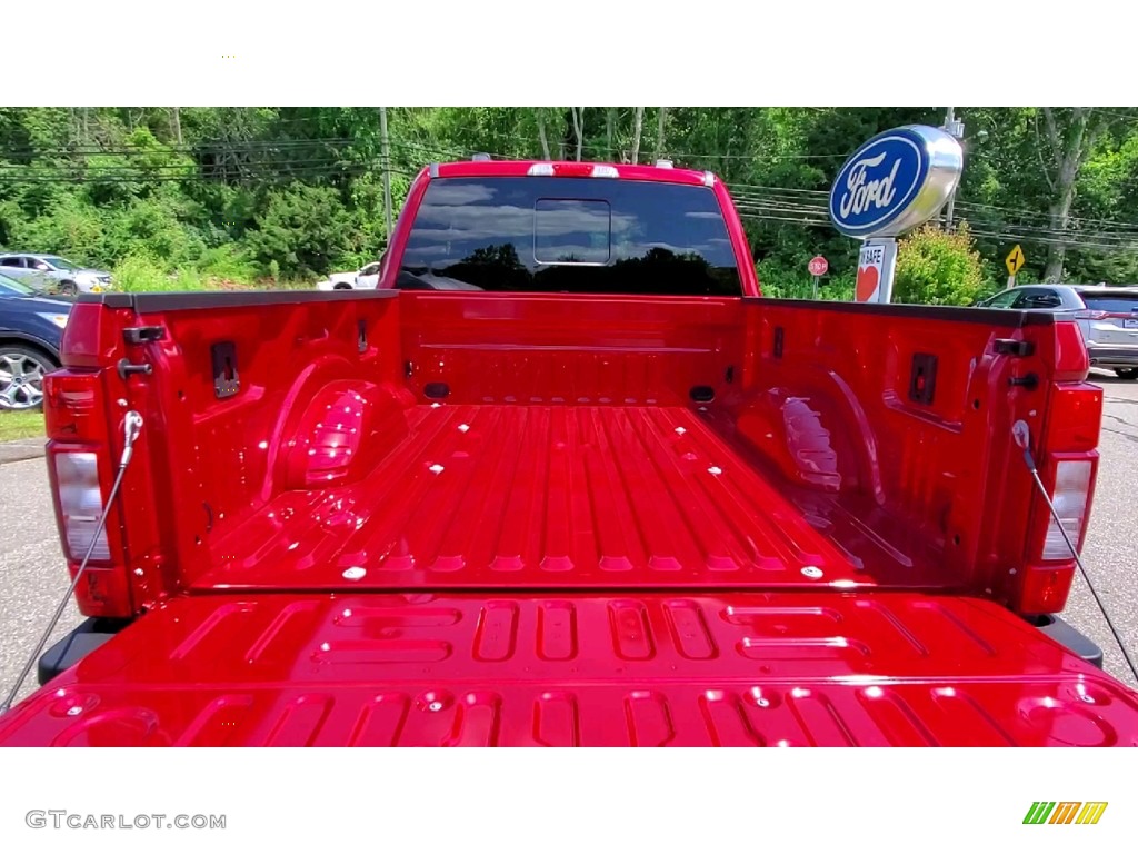2021 F350 Super Duty Lariat SuperCab 4x4 - Rapid Red / Black photo #19