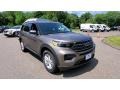 2021 Stone Gray Metallic Ford Explorer XLT 4WD #142585494