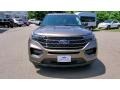 2021 Stone Gray Metallic Ford Explorer XLT 4WD  photo #2