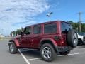 2021 Snazzberry Pearl Jeep Wrangler Unlimited Sahara 4x4  photo #4