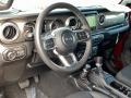 Black 2021 Jeep Wrangler Unlimited Sahara 4x4 Dashboard
