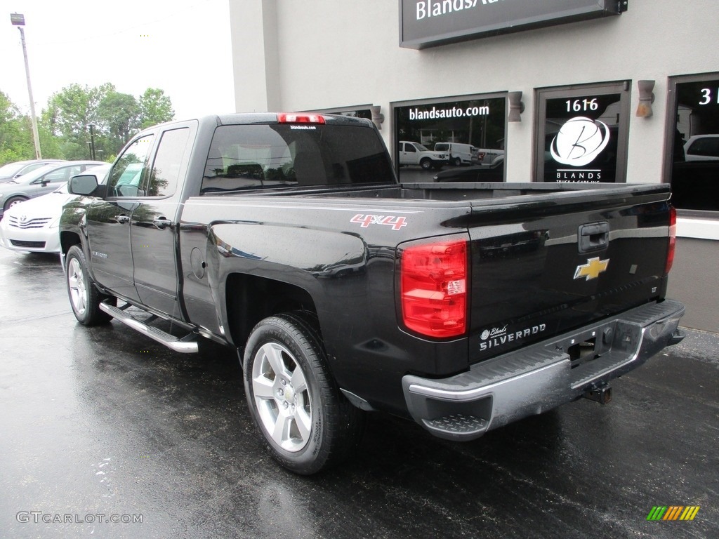 2015 Silverado 1500 LT Double Cab 4x4 - Black / Jet Black photo #3
