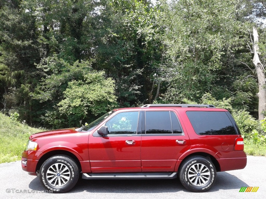 2017 Expedition XLT 4x4 - Ruby Red / Ebony photo #1