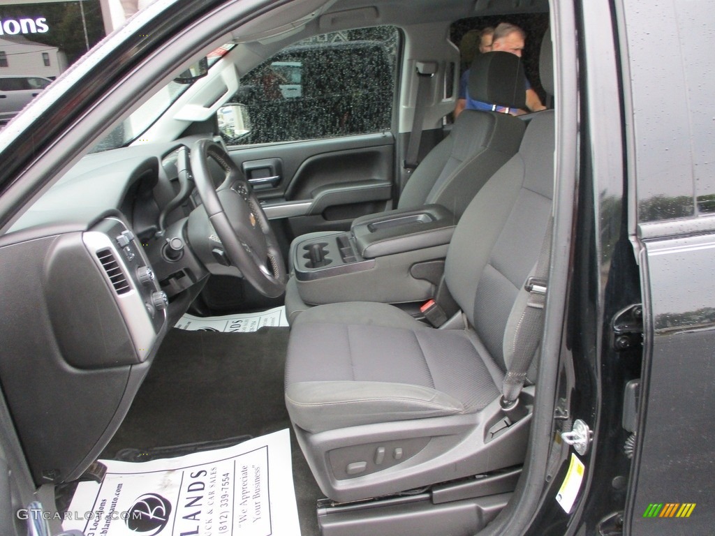 2015 Silverado 1500 LT Double Cab 4x4 - Black / Jet Black photo #6