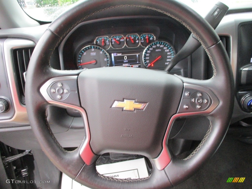 2015 Silverado 1500 LT Double Cab 4x4 - Black / Jet Black photo #12