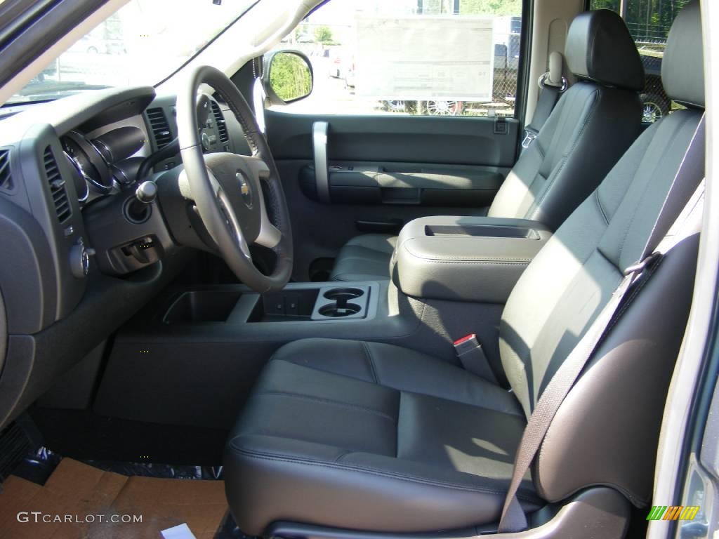 2009 Silverado 1500 LT Crew Cab 4x4 - Blue Granite Metallic / Ebony photo #14