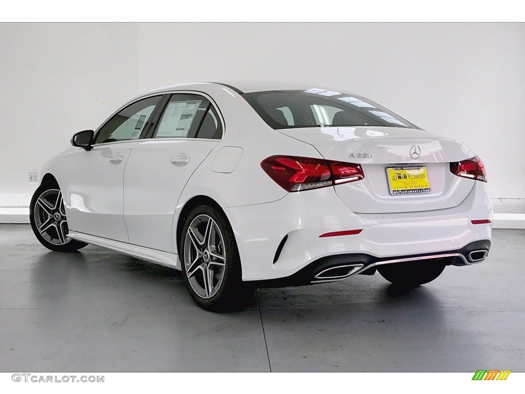 2019 A 220 Sedan - Digital White Metallic / Neva Grey/Black photo #2