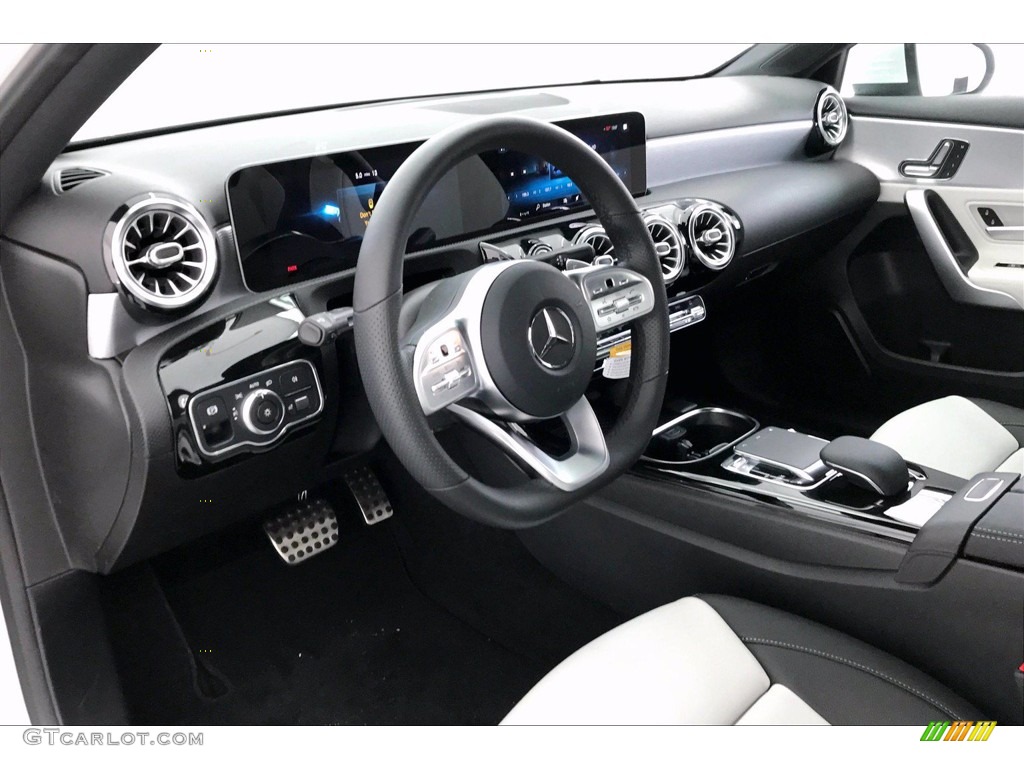 2019 A 220 Sedan - Digital White Metallic / Neva Grey/Black photo #4