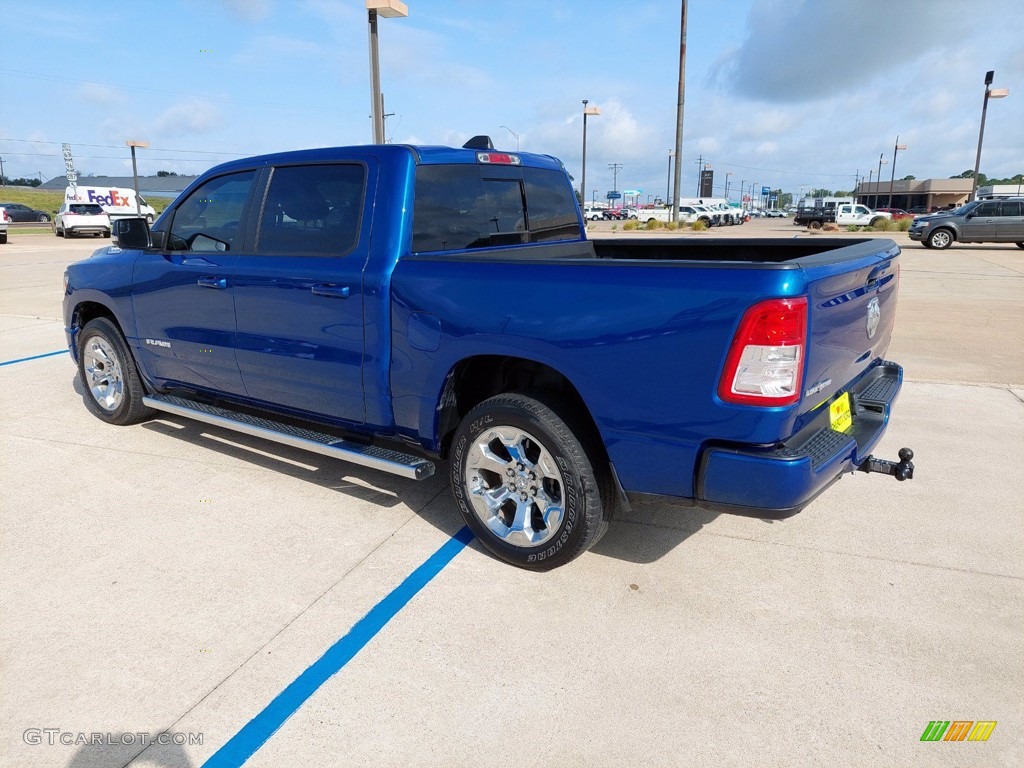 2019 1500 Big Horn Crew Cab - Blue Streak Pearl / Black photo #5