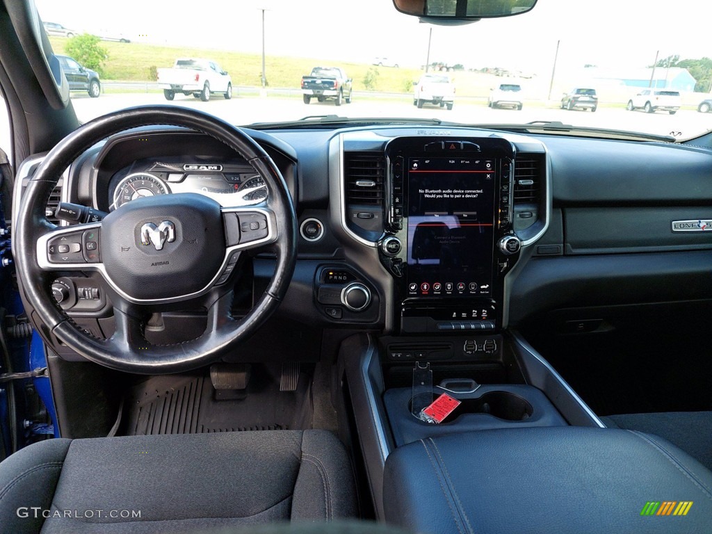 2019 1500 Big Horn Crew Cab - Blue Streak Pearl / Black photo #11