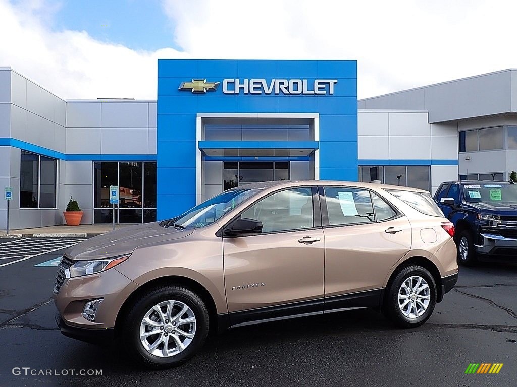 2019 Equinox LS AWD - Sandy Ridge Metallic / Medium Ash Gray photo #1