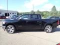 2021 Diamond Black Crystal Pearl Ram 1500 Laramie Crew Cab 4x4  photo #2