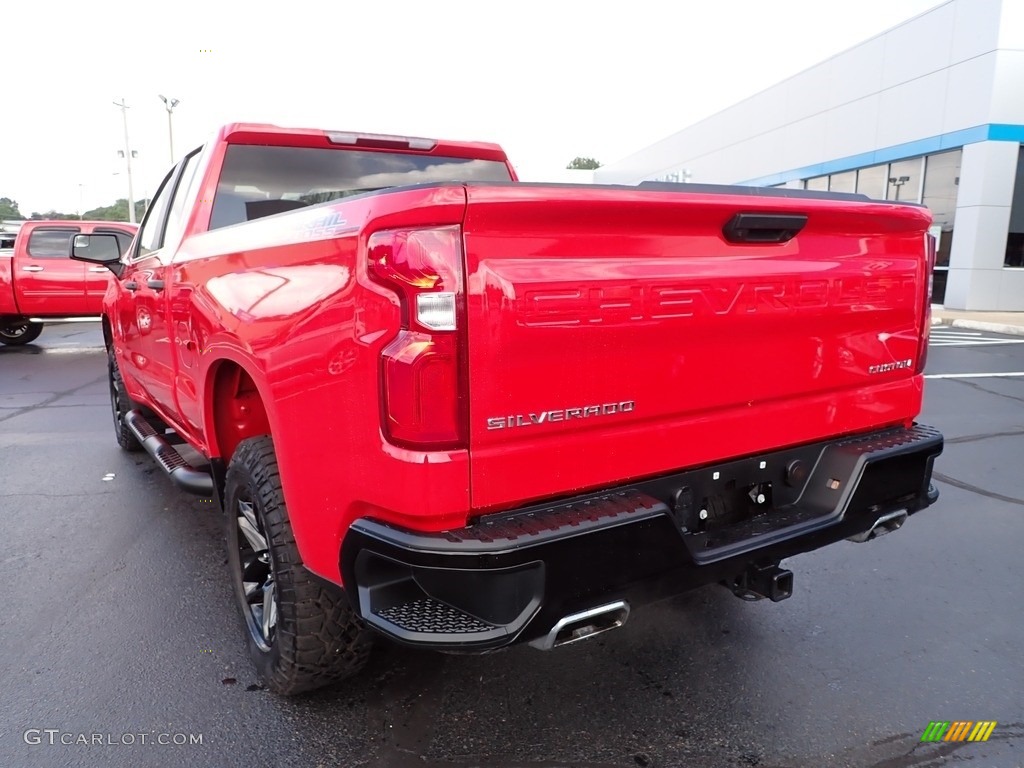2020 Silverado 1500 Custom Trail Boss Double Cab 4x4 - Red Hot / Jet Black photo #5