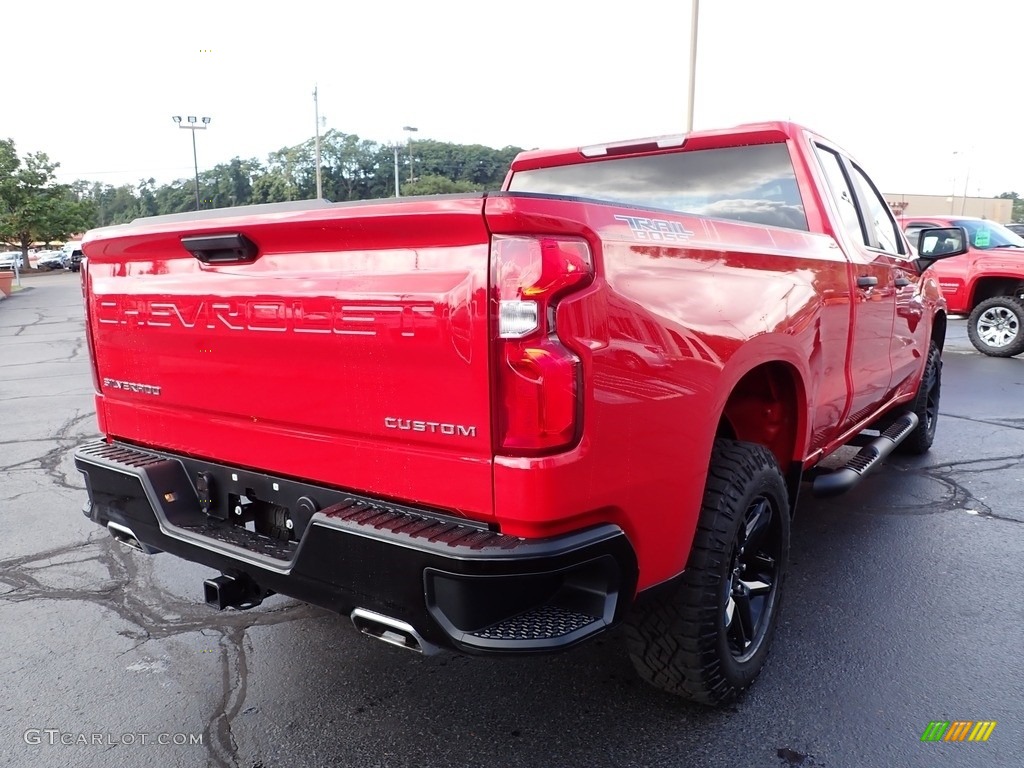 2020 Silverado 1500 Custom Trail Boss Double Cab 4x4 - Red Hot / Jet Black photo #7
