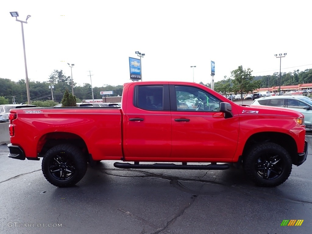 2020 Silverado 1500 Custom Trail Boss Double Cab 4x4 - Red Hot / Jet Black photo #9