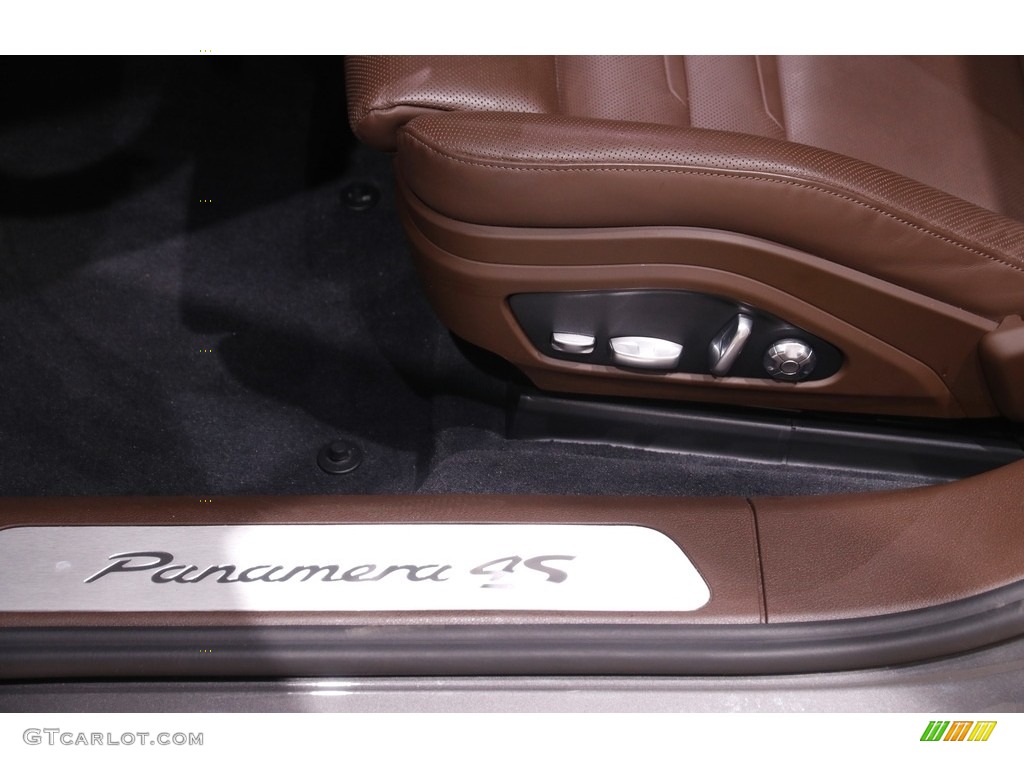 2018 Panamera 4S - Agate Grey Metallic / Saddle Brown photo #7