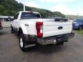 2019 White Platinum Ford F350 Super Duty Lariat Crew Cab 4x4  photo #6