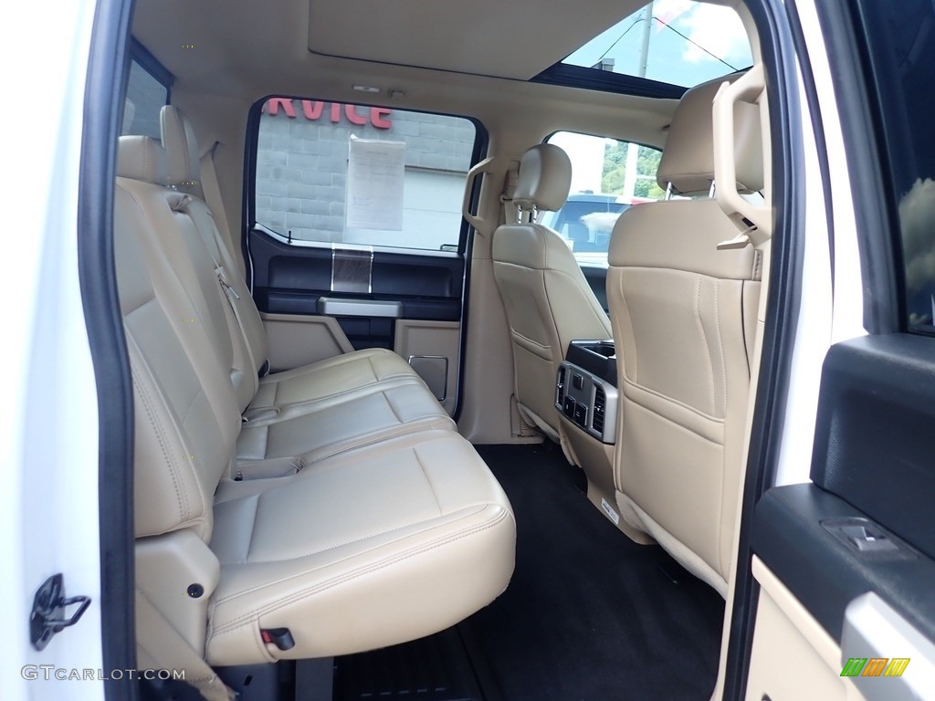 2019 F350 Super Duty Lariat Crew Cab 4x4 - White Platinum / Camel photo #11