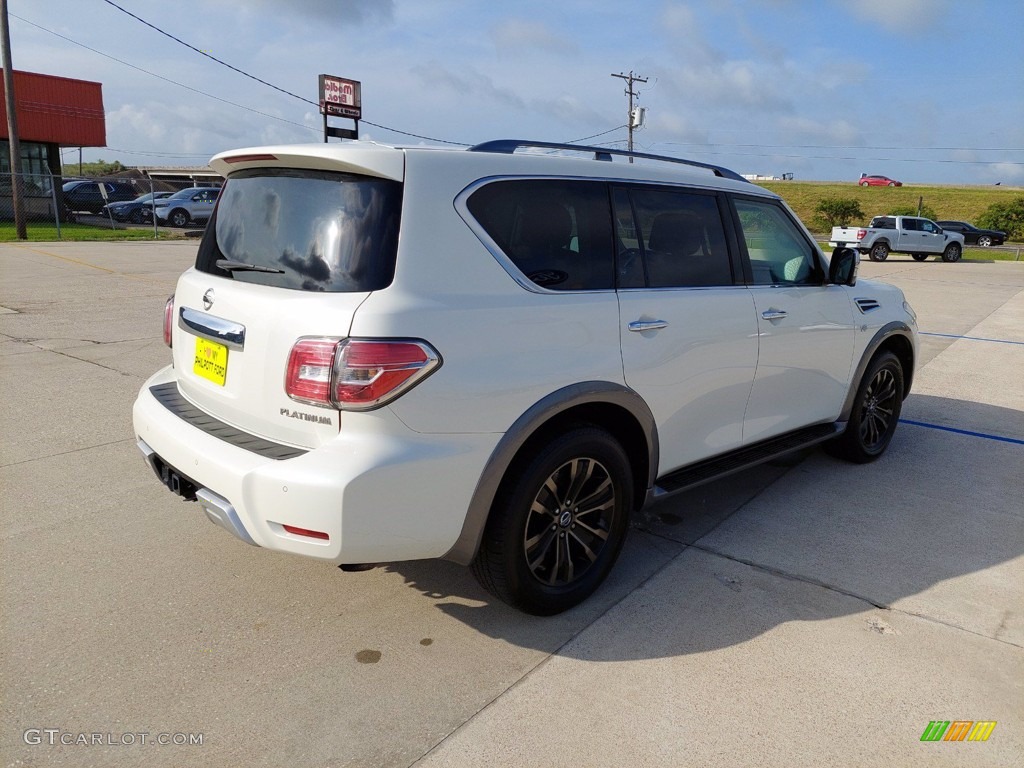 2017 Armada Platinum - Pearl White / Almond photo #7