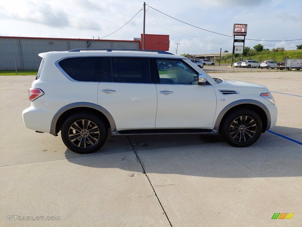 2017 Armada Platinum - Pearl White / Almond photo #8
