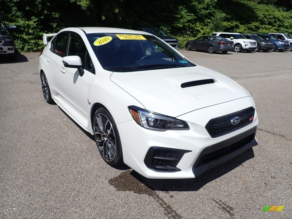 Crystal White Pearl 2020 Subaru WRX STI Exterior Photo #142594472