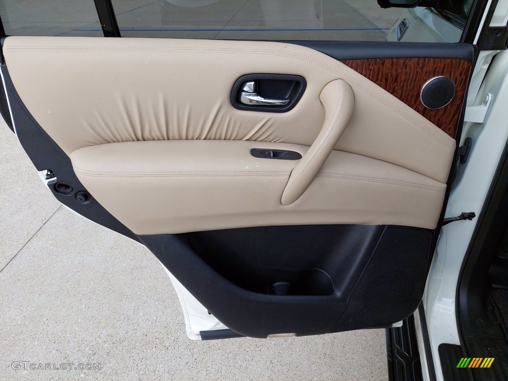 2017 Nissan Armada Platinum Almond Door Panel Photo #142594622