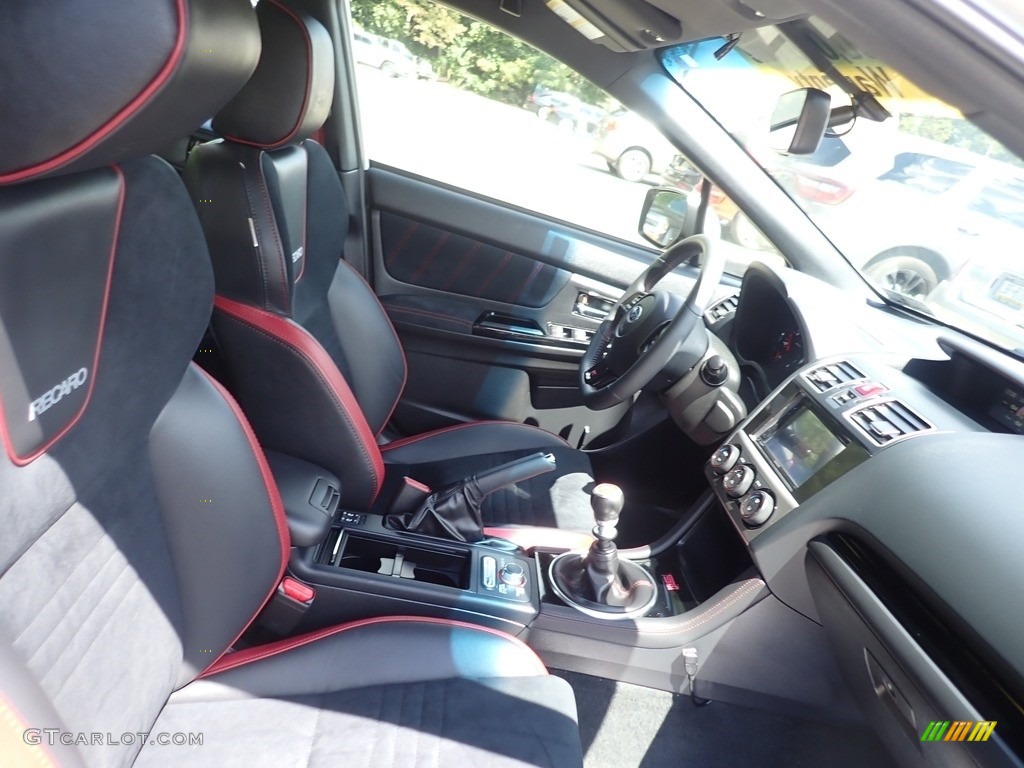 Recaro Ultra Suede/Carbon Black Interior 2020 Subaru WRX STI Photo #142594642