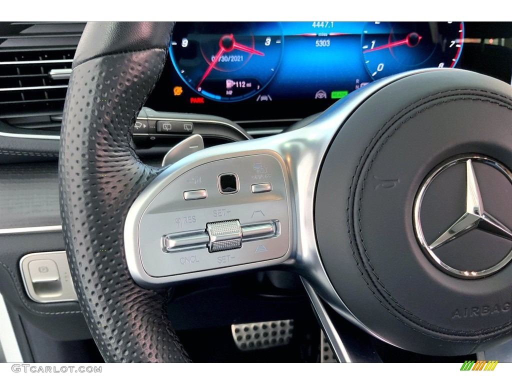 2020 Mercedes-Benz GLS 580 4Matic Black Steering Wheel Photo #142595594