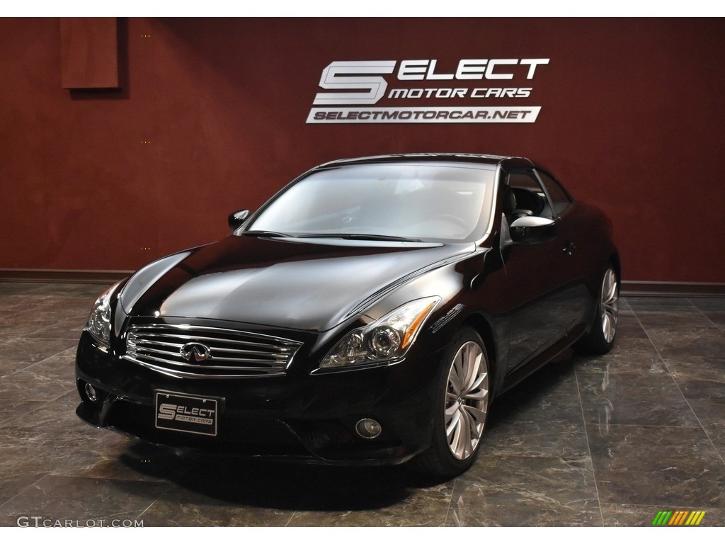 2012 G 37 S Sport Convertible - Black Obsidian / Graphite photo #7