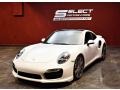 2014 White Porsche 911 Turbo Coupe  photo #6