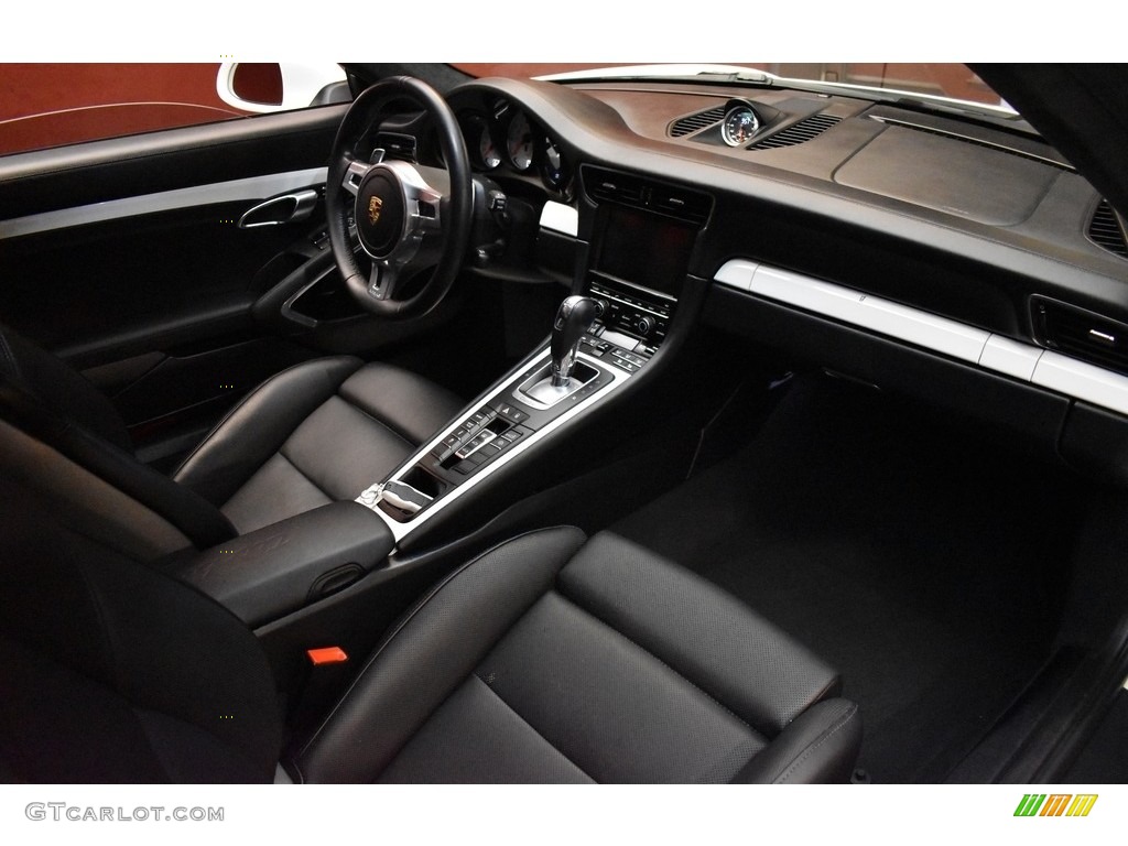 2014 Porsche 911 Turbo Coupe Black Dashboard Photo #142597337