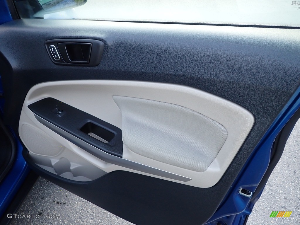 2018 Ford EcoSport S Medium Light Stone Door Panel Photo #142597623