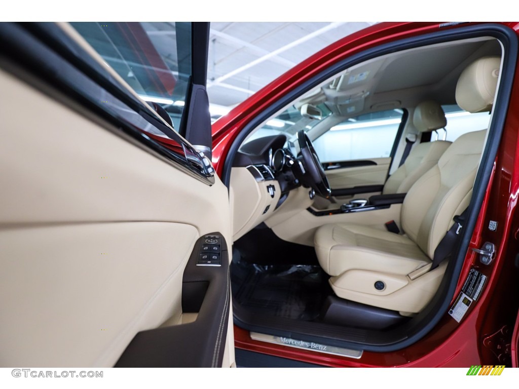 Ginger Beige/Black Interior 2018 Mercedes-Benz GLS 450 4Matic Photo #142598066