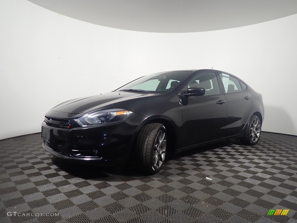 2014 Dart SXT - Pitch Black / Black/Light Tungsten photo #8