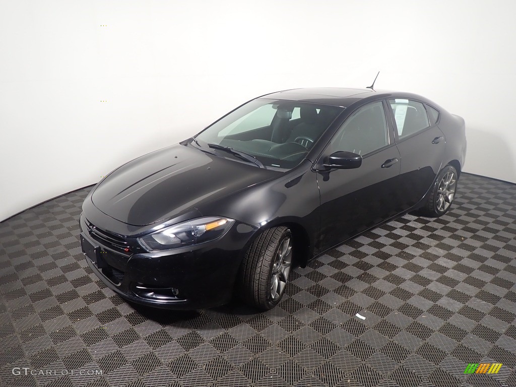 2014 Dart SXT - Pitch Black / Black/Light Tungsten photo #9