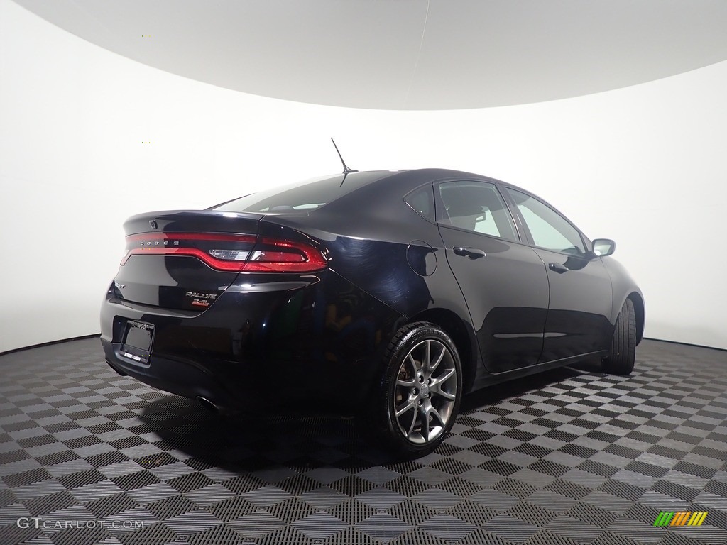 2014 Dart SXT - Pitch Black / Black/Light Tungsten photo #16