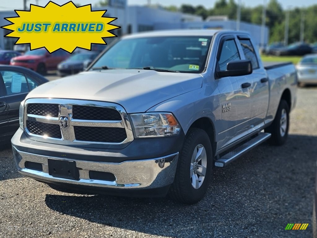 2014 1500 Tradesman Quad Cab - Bright Silver Metallic / Black/Diesel Gray photo #1