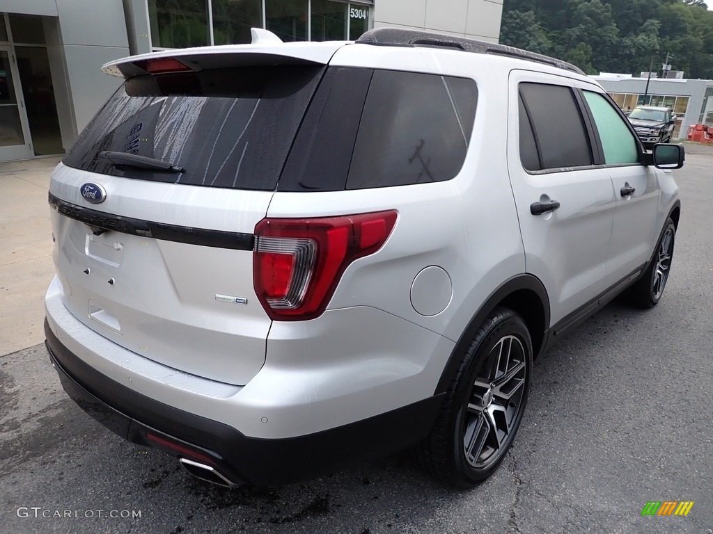 2016 Explorer Sport 4WD - Ingot Silver Metallic / Ebony Black photo #2
