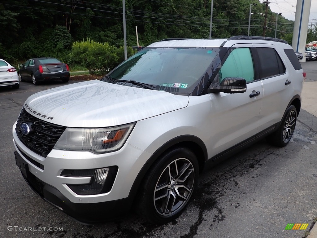 2016 Explorer Sport 4WD - Ingot Silver Metallic / Ebony Black photo #7