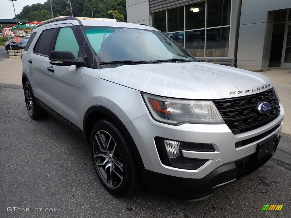 2016 Explorer Sport 4WD - Ingot Silver Metallic / Ebony Black photo #9