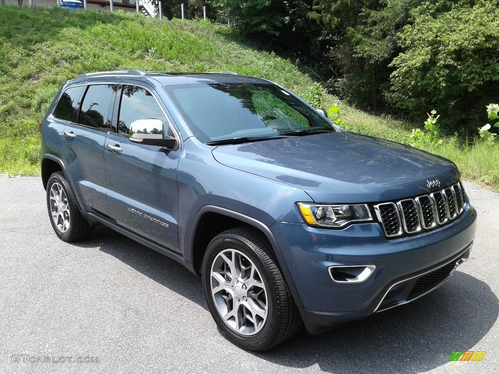Slate Blue Pearl 2021 Jeep Grand Cherokee Limited 4x4 Exterior Photo #142598996