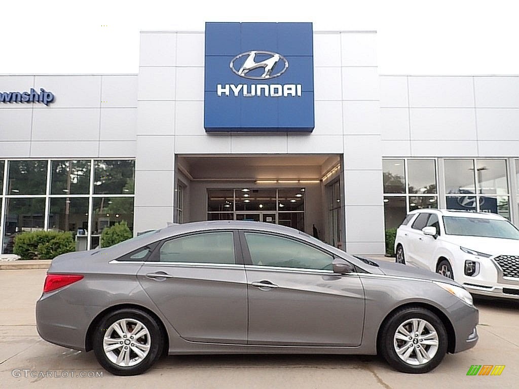 2012 Sonata GLS - Harbor Gray Metallic / Gray photo #1