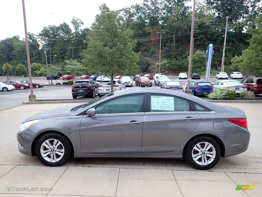2012 Sonata GLS - Harbor Gray Metallic / Gray photo #5
