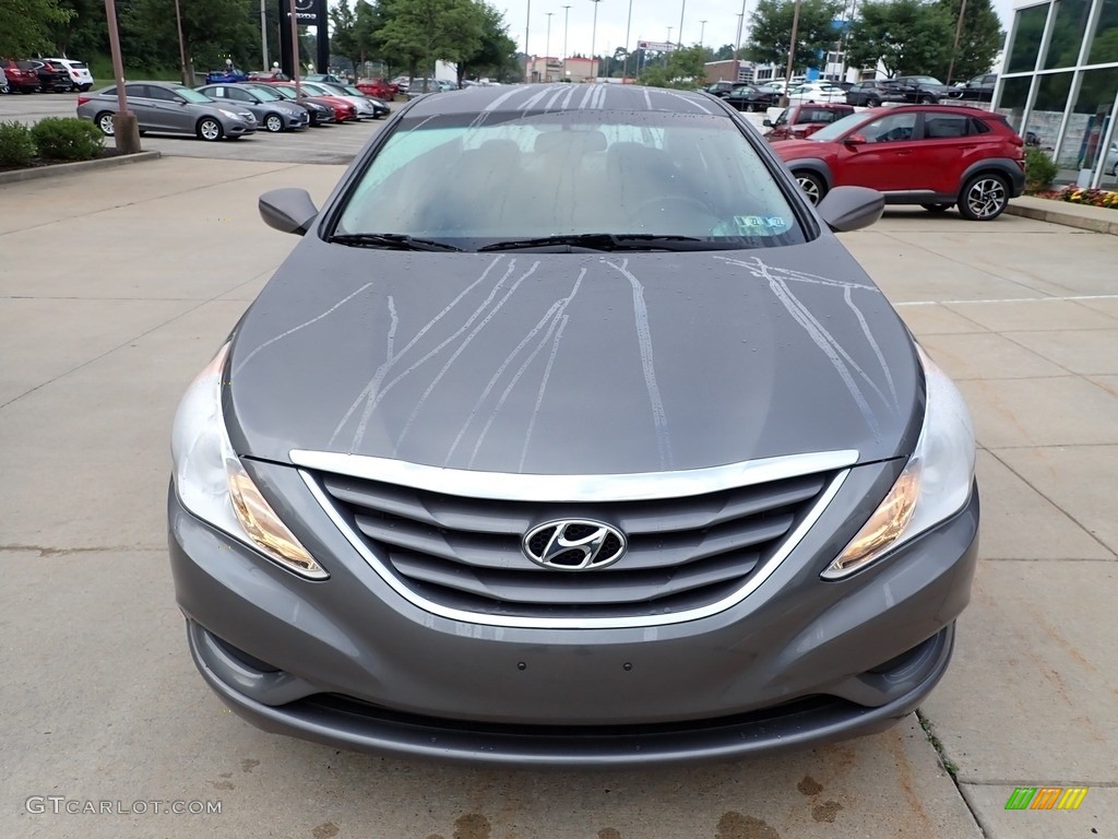 2012 Sonata GLS - Harbor Gray Metallic / Gray photo #7