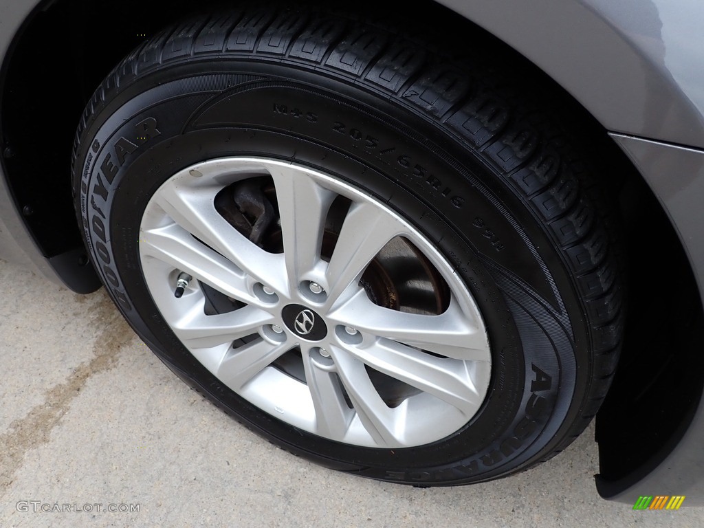 2012 Sonata GLS - Harbor Gray Metallic / Gray photo #9