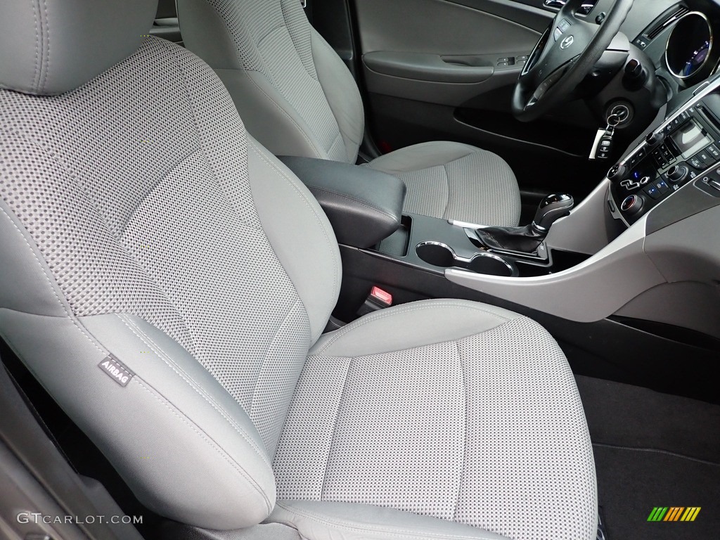 2012 Sonata GLS - Harbor Gray Metallic / Gray photo #10