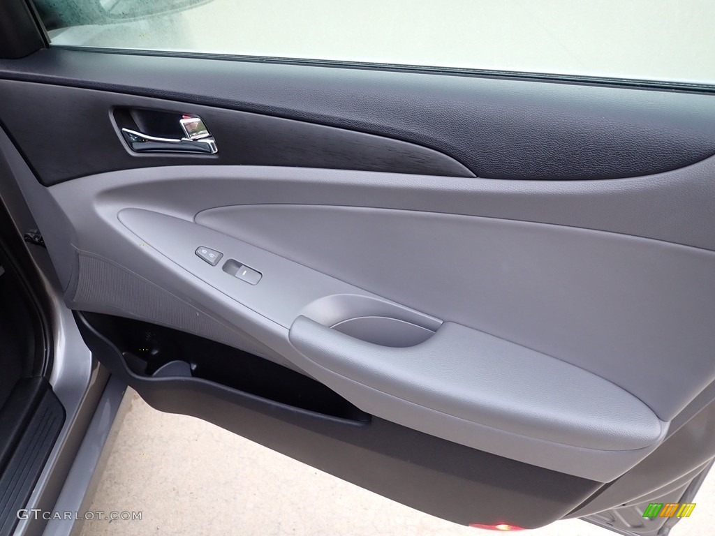 2012 Sonata GLS - Harbor Gray Metallic / Gray photo #13