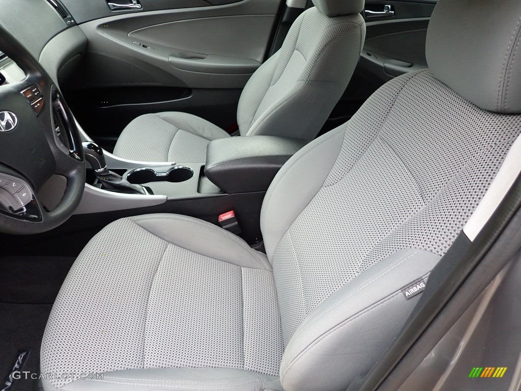 2012 Sonata GLS - Harbor Gray Metallic / Gray photo #16